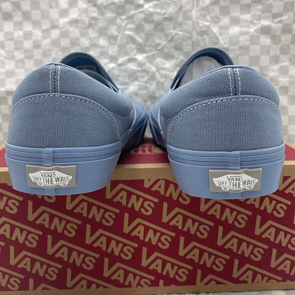 Vans Women’s Canvas Upper Classic Slip-On
Pastel Mono Dusty Blue
VN000CT5DSB - Picture 14 of 16